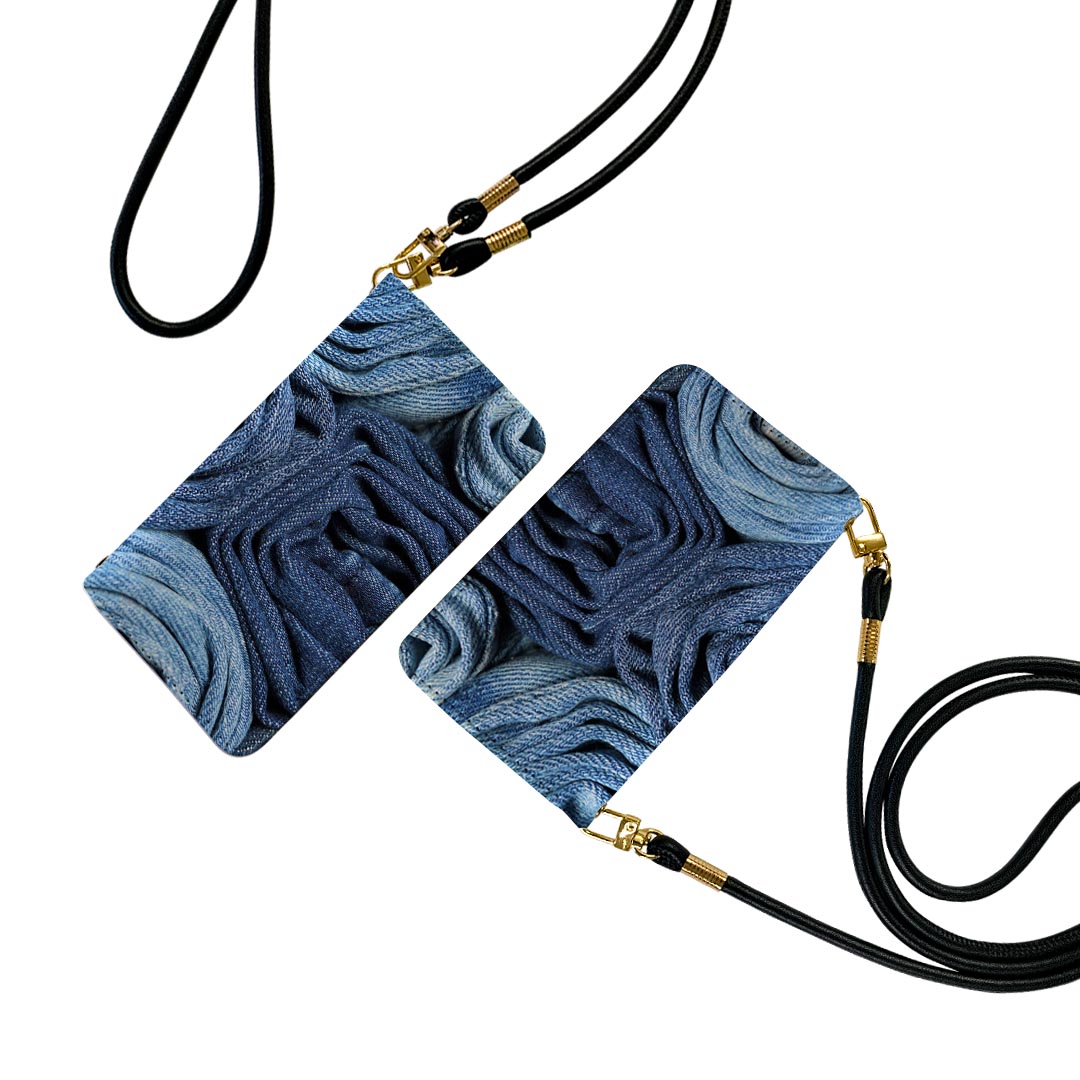 Pixel4 Google グーグル ピクセル4 pixel4 ストラップ付き ケース ショルダー スマホ 落下防止 手帳型 マグネット式 ピタッと閉まる スマホカバー 肩掛け 斜めかけ 023474 デニム風　写真