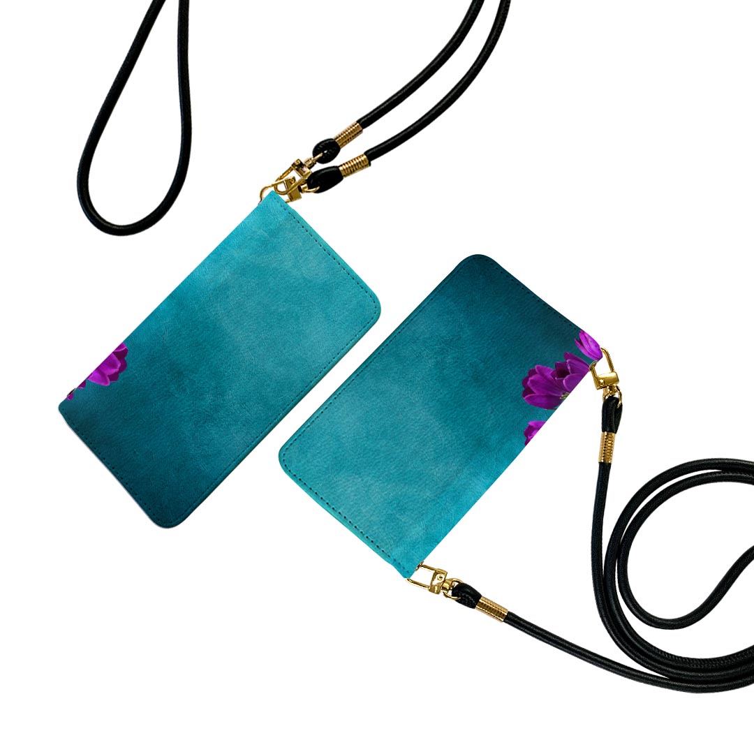 Galaxy A25 用 SC-53F / SCG33 共通対応 手帳型ケース ストラップ付き ショルダー スマホ 落下防止 手帳型 マグネット式 ピタッと閉まる スマホカバー 肩掛け 斜めかけ 025717 花 チューリップ