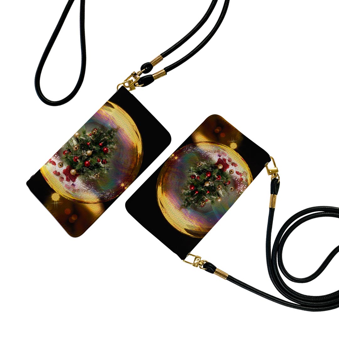 iPhone12 Pro Max 6.7インチ 専用 アイフォン12 iphone12promax 各キャリア対応 ストラップ付き ケース ショルダー スマホ 落下防止 手帳型 マグネット式 ピタッと閉まる スマホカバー 肩掛け 斜めかけ 025958 クリスマス　星　スター　シャボン玉