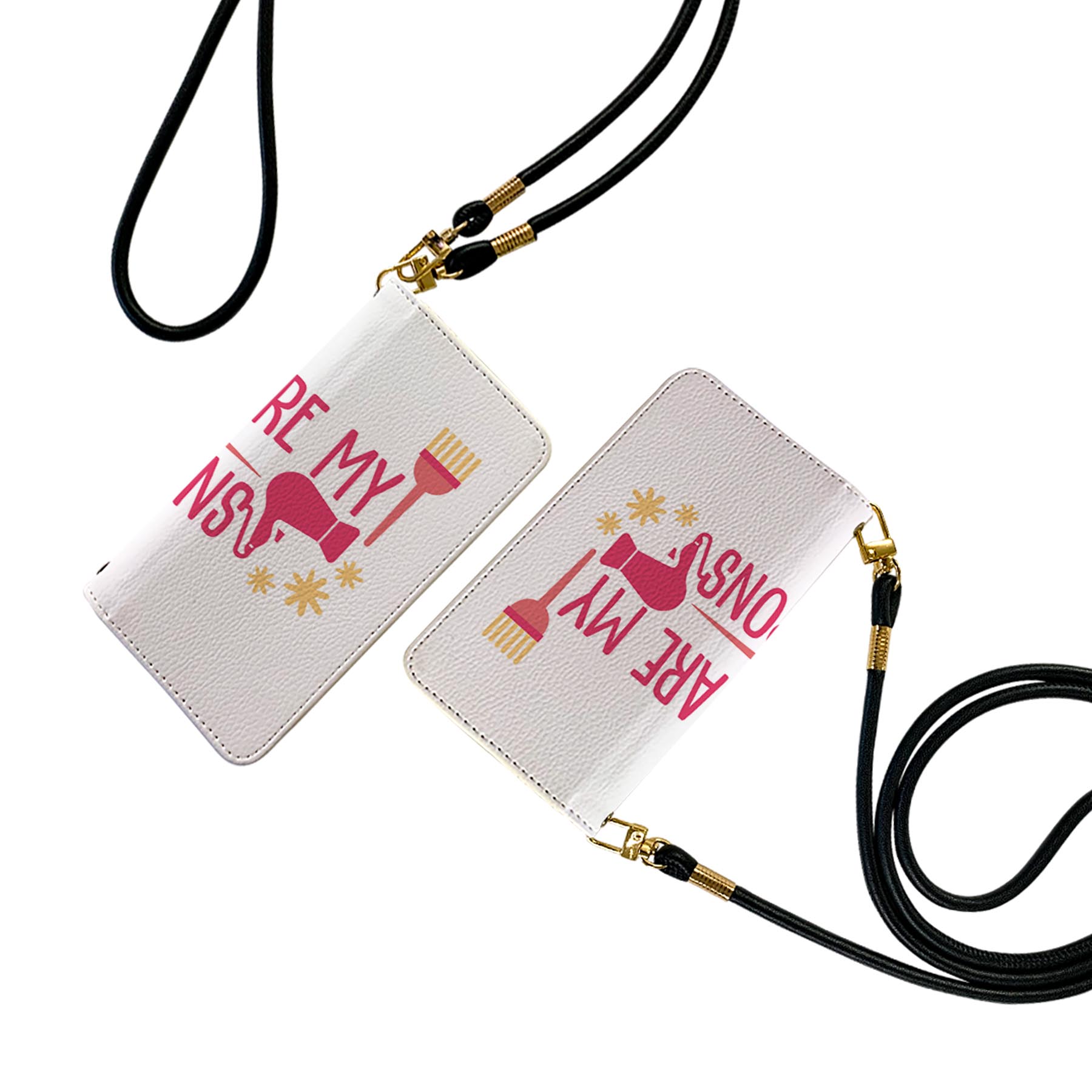 AQUOS wish4 用 手帳型 SH-52E / A402SH 共通対応 ケース カバー sh52e 対応 ストラップ付き ショルダー スマホ 落下防止 マグネット式 ピタッと閉まる スマホカバー 肩掛け 斜めかけ 031821 ヘア用品 おしゃれ ピンク