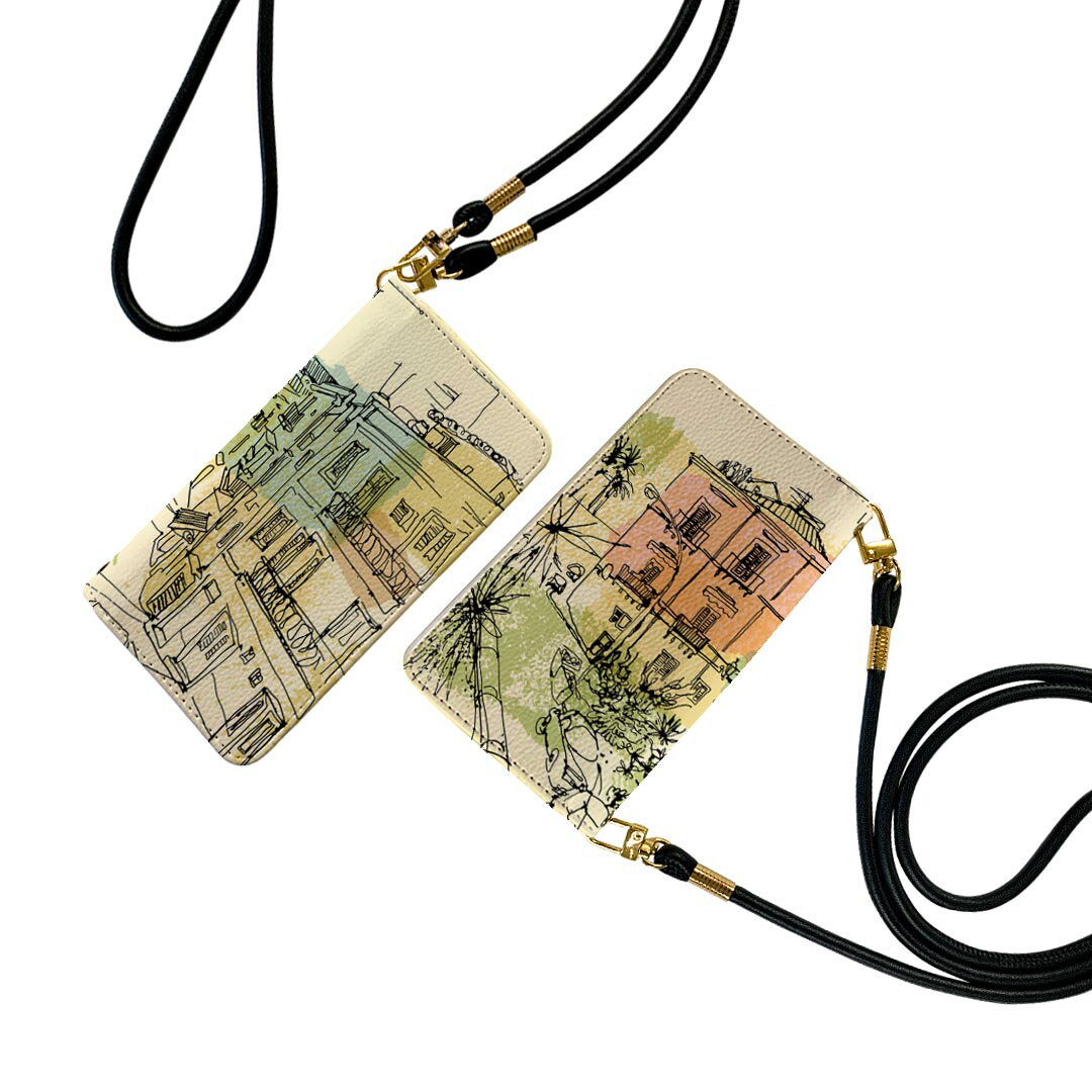 nubia S 5G A403ZT 用 手帳型ケース ストラップ付き a403zt ショルダー スマホ 落下防止 手帳型 マグネット式 ピタッと閉まる スマホカバー 肩掛け 斜めかけ 033762 PALERMO