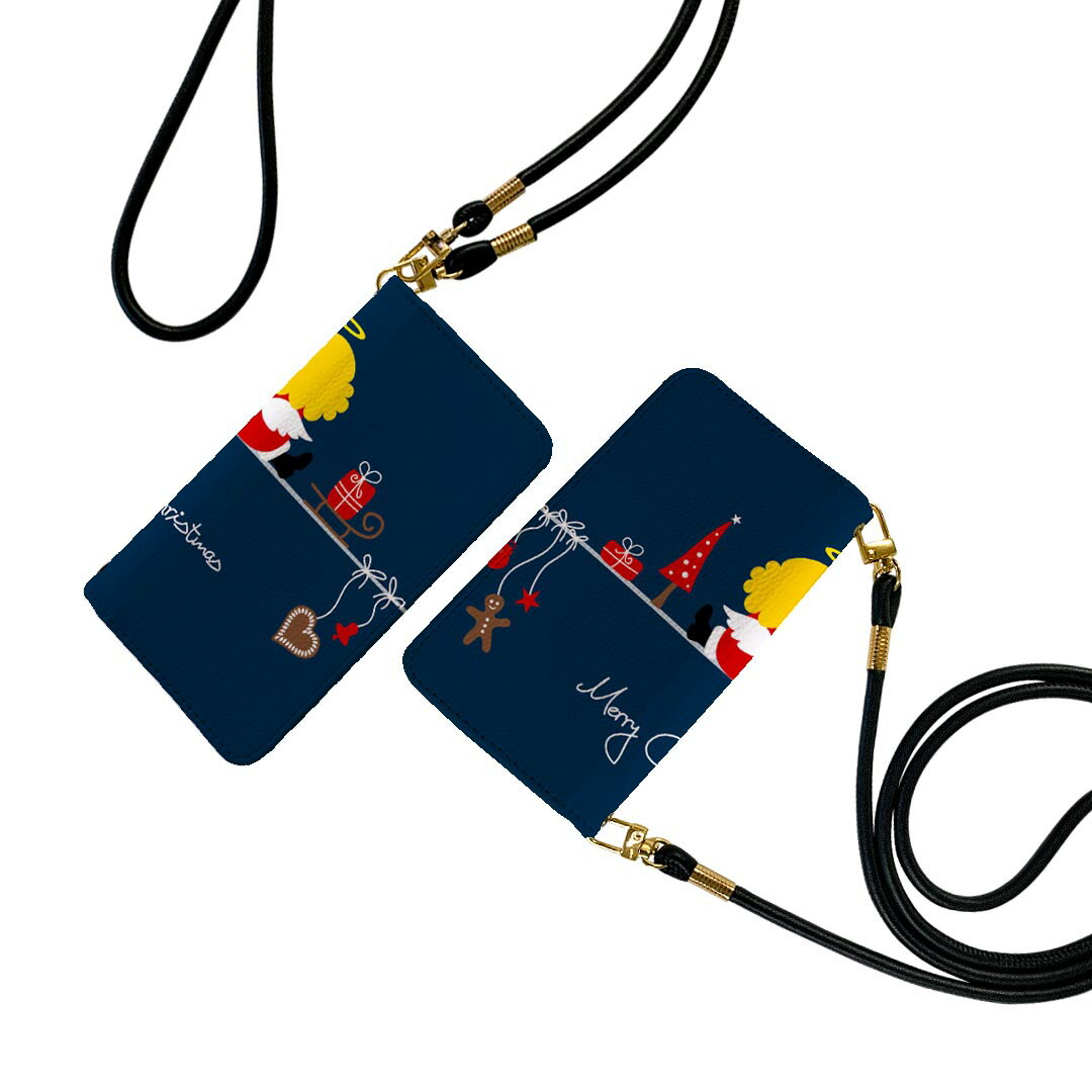 商品特徴・ショルダー付き手帳型スマホケース・シームレスな全面デザイン（内側は落ち着いたオフホワイト）・外側は高品質の人工革を使用・内側にはスマホを装着するケースが付属・機種専用のカメラホール仕様でケースを装着したままの撮影が可能・ワンセグや...