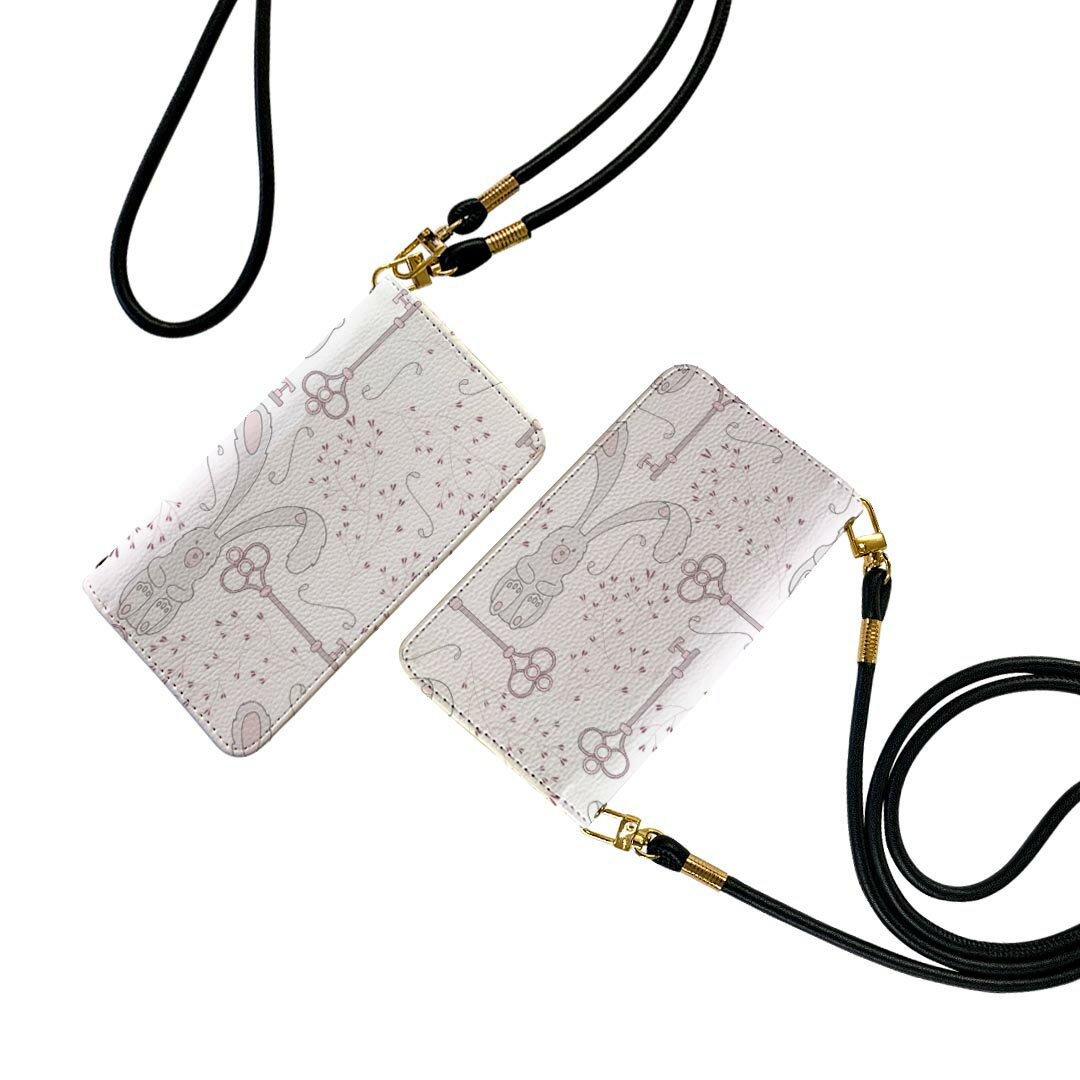 iPhone Air 用 スマホカバー 各キャリア 共通対応 手帳型ケース ストラップ付き ショルダー スマホ 落下防止 手帳型 マグネット式 ピタッと閉まる スマホカバー 肩掛け 斜めかけ 050241(2.0)