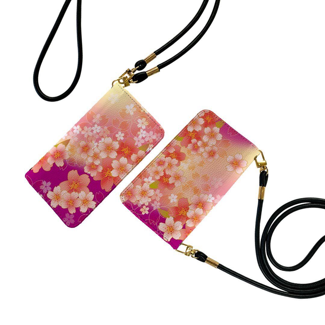 商品特徴・ショルダー付き手帳型スマホケース・シームレスな全面デザイン（内側は落ち着いたオフホワイト）・外側は高品質の人工革を使用・内側にはスマホを装着するケースが付属・機種専用のカメラホール仕様でケースを装着したままの撮影が可能・ワンセグや...