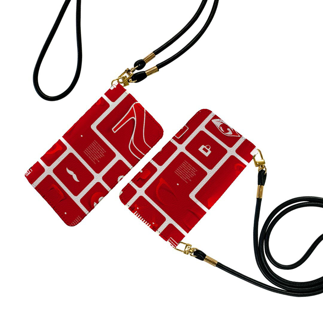 Galaxy A52 5G SC-53B エクスペリア sc53b ストラップ付き ケース ショルダー スマホ 落下防止 手帳型 マグネット式 ピタッと閉まる スマホカバー 肩掛け 斜めかけ 006929 眼鏡 ネクタイ アイコン