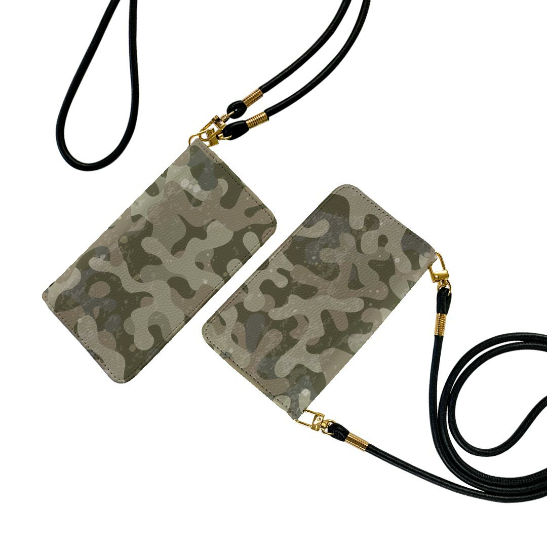 Google pixel 6 pro 用 ケース 2021 モデル ストラップ付き pixel6pro ショルダー スマホ 落下防止 手帳型 マグネット式 ピタッと閉まる スマホカバー 肩掛け 斜めかけ 007131 迷彩　模様