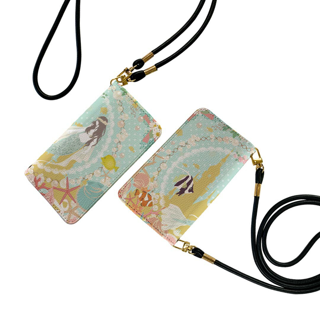 Galaxy S20 Plus 5G 専用 ケース SC-52A ストラップ付き sc52a ショルダー スマホ 落下防止 手帳型 マグネット式 ピタッと閉まる スマホカバー 肩掛け 斜めかけ 009100 童話モチーフ　イラスト(2.0)