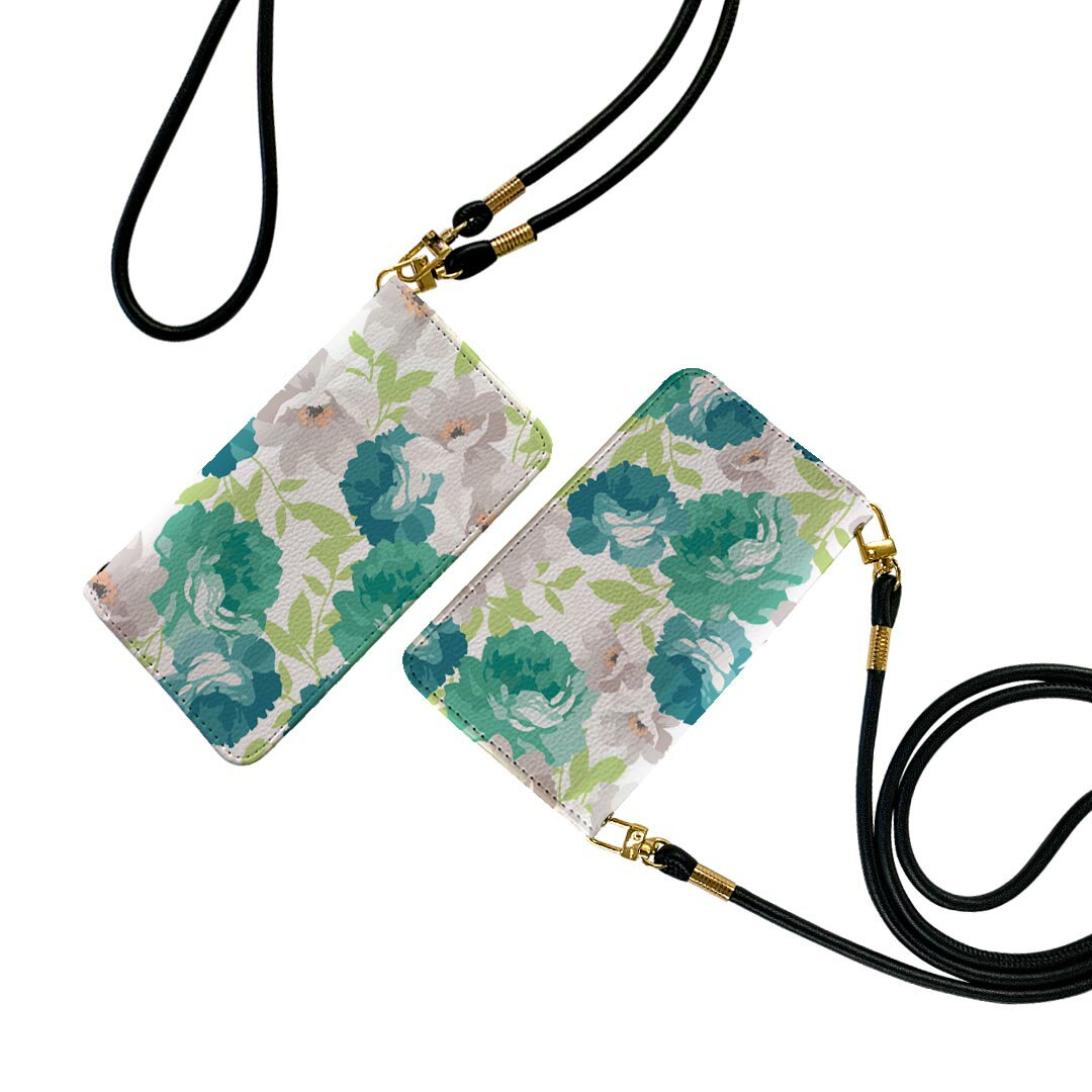 商品特徴・ショルダー付き手帳型スマホケース・シームレスな全面デザイン（内側は落ち着いたオフホワイト）・外側は高品質の人工革を使用・内側にはスマホを装着するケースが付属・機種専用のカメラホール仕様でケースを装着したままの撮影が可能・ワンセグや...