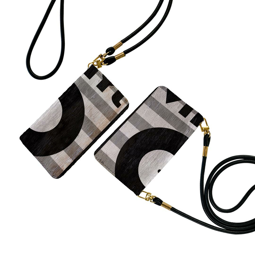 iPhoneSE ケース 第2世代 / 第3世代 iPhone 7 / iPhone 8 共通対応 アイフォーン iphone se ストラップ付き ケース ショルダー スマホ 落下防止 手帳型 マグネット式 ピタッと閉まる スマホカバー 肩掛け 斜めかけ 011186 音楽　レコード　文字