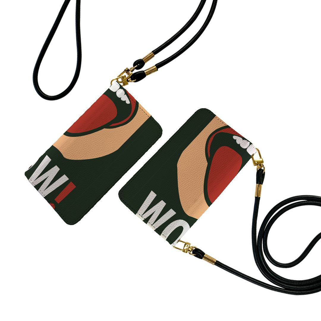 商品特徴・ショルダー付き手帳型スマホケース・シームレスな全面デザイン（内側は落ち着いたオフホワイト）・外側は高品質の人工革を使用・内側にはスマホを装着するケースが付属・機種専用のカメラホール仕様でケースを装着したままの撮影が可能・ワンセグや...