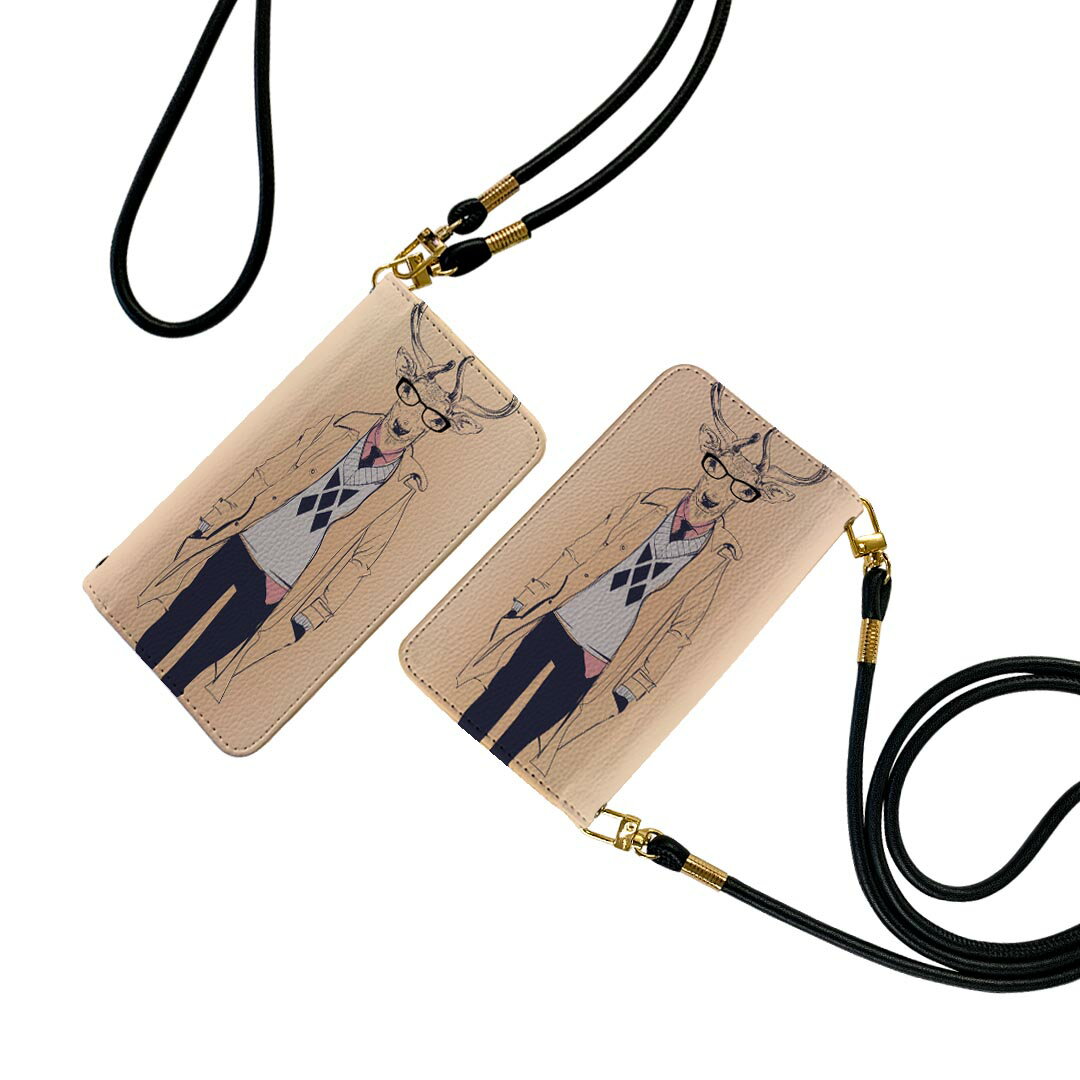 商品特徴・ショルダー付き手帳型スマホケース・シームレスな全面デザイン（内側は落ち着いたオフホワイト）・外側は高品質の人工革を使用・内側にはスマホを装着するケースが付属・機種専用のカメラホール仕様でケースを装着したままの撮影が可能・ワンセグや...