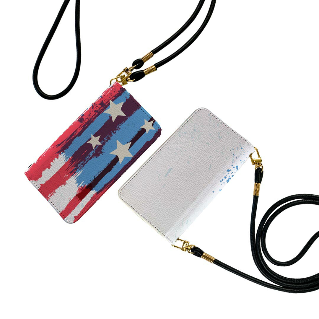 商品特徴・ショルダー付き手帳型スマホケース・シームレスな全面デザイン（内側は落ち着いたオフホワイト）・外側は高品質の人工革を使用・内側にはスマホを装着するケースが付属・機種専用のカメラホール仕様でケースを装着したままの撮影が可能・ワンセグや動画の視聴に便利な横置きスタンド機能・ICカードなどを2枚まで収納できるカードスロット付き・マグネットフリップで開け閉めカンタン注意事項商品画像はサンプルイメージですので、ご覧の環境によっては多少色味に違いを感じる場合がございます。イメージと違った、モニターと色味が異なるという理由での交換や返金はご対応出来かねます。ショルダーとカバーのみの販売で本体は付属しません。ワイヤレス充電対応機種についてはお使いの機器や環境により反応しない場合があります。その場合お手数ですがケースから外してお使い下さい。卓上ホルダ及びワイヤレスでの充電は保障の対象外となります。こちらは無地のレザーにデザインをプリントした商品で、デコなどの加工はございません。凹凸や光沢があるように見えたり布地や金属を素材にしたように見える商品もありますが、デザインの図版によるものです。撮影時にカバーが映り込む恐れがあるため、カメラ用の穴は若干大きめに開けています。カメラ穴の位置にわずかなズレが生じる場合がございます。また印刷時に微妙な画像のズレが生じる場合がございます。ご注文後に1点1点制作する受注生産品のため、不良品以外のご返品や交換は固くお断り致します。機種の選択間違いも保証対象外となりますため、ご注文の際は必ず機種をご確認下さい。発送について完全受注生産のハンドメイド商品となりますので、既製品と比べて発送までお時間を頂いています。 基本的に決済確認後、通常で3営業日程度、最大で10営業日程度での発送となります。繁忙期や休業日明けの場合はさらに時間がかかる場合があります。 その際には別途メールにてご連絡致します。メール便の場合、発送日から到着までに2?4日ほどかかる場合が多く、紛失などの保障もご対応できかねます。あらかじめご了承下さい。