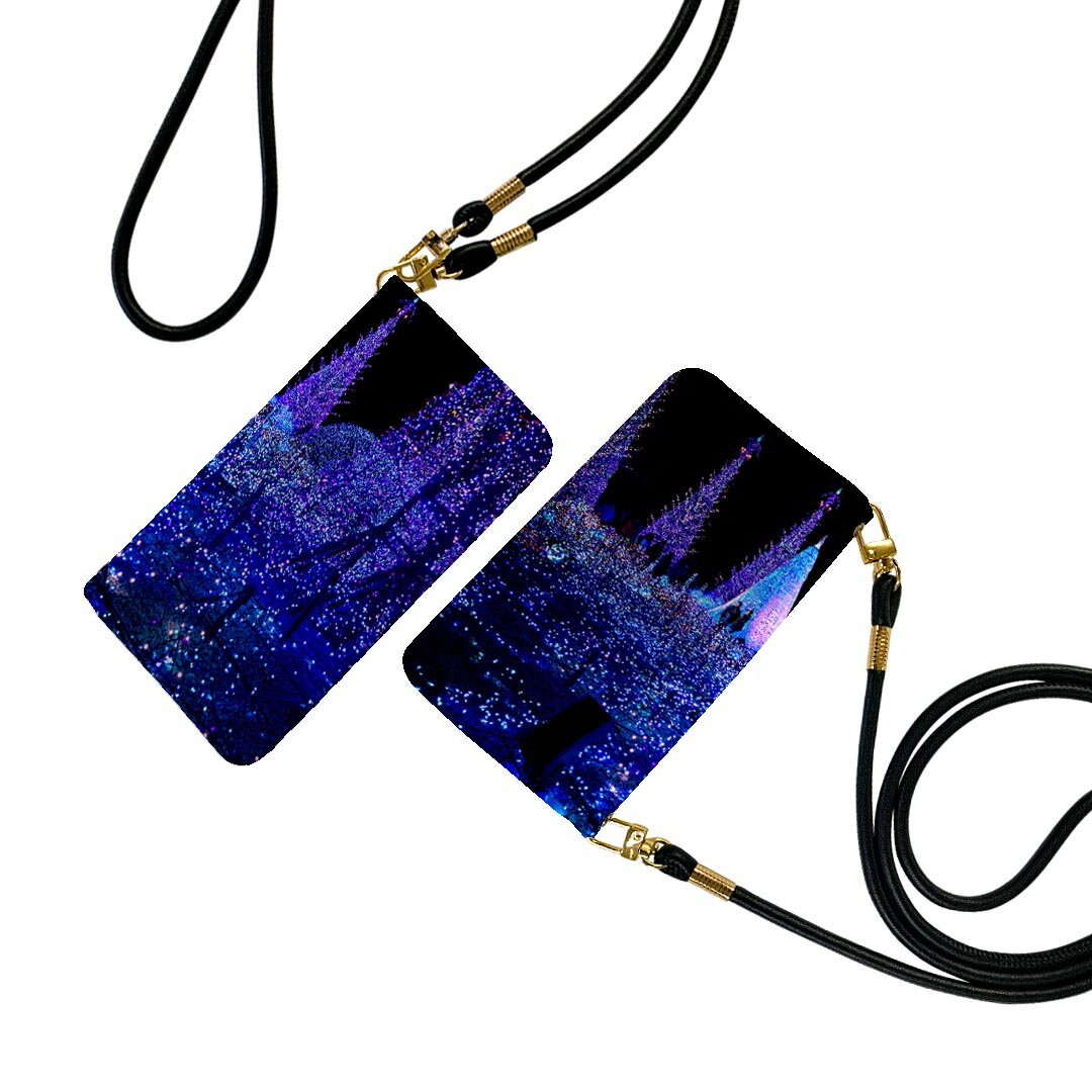 BASIO active3 KYG04 ベイシオ アクティブ3 用 手帳型ケース kyg04 ストラップ付き ショルダー スマホ 落下防止 手帳型 マグネット式 ピタッと閉まる スマホカバー 肩掛け 斜めかけ 012700 夜景 イルミネーション 景色