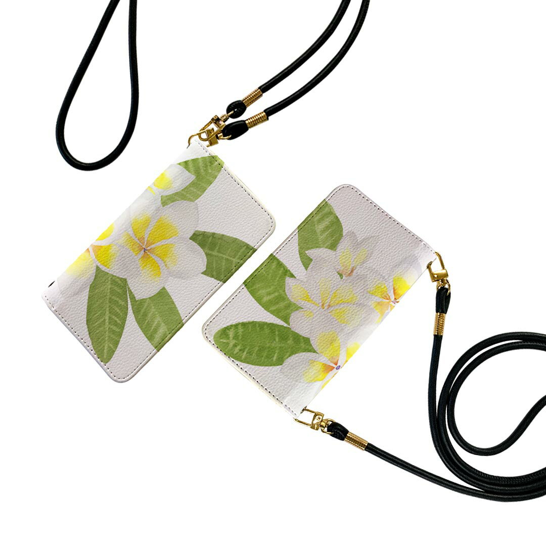 iPhone7plus / iPhone8plus / iPhone6plus / iPhone6splus 用 手帳型ケース ストラップ付き ショルダー スマホ 落下防止 手帳型 マグネット式 ピタッと閉まる スマホカバー 肩掛け 斜めかけ 014086 花　　黄色