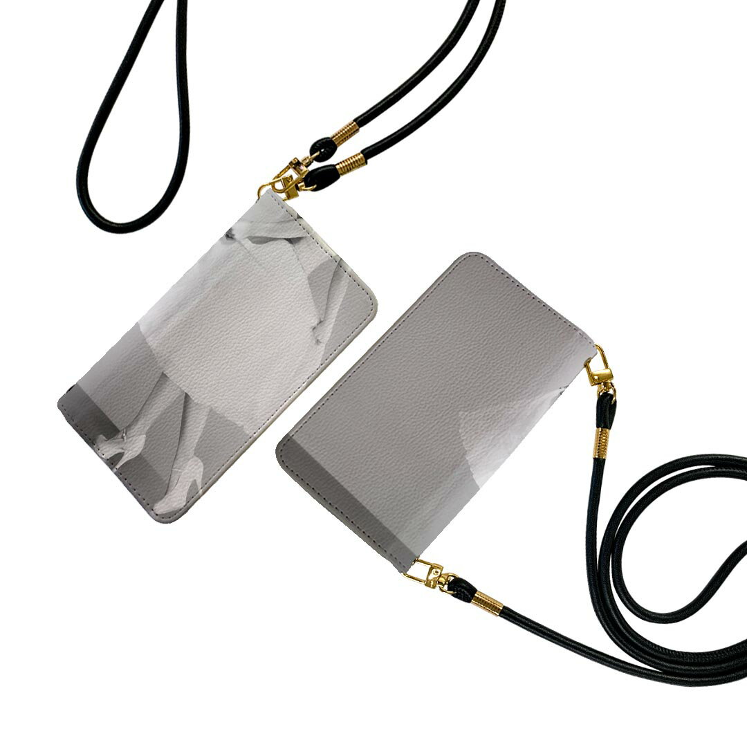 AQUOS sense7 SH-53C SHG10 用 共通対応 ケース カバー 手帳 sh53c ストラップ付き ケース ショルダー スマホ 落下防止 手帳型 マグネット式 ピタッと閉まる スマホカバー 肩掛け 斜めかけ 014527 ドレス　靴　モノクロのサムネイル