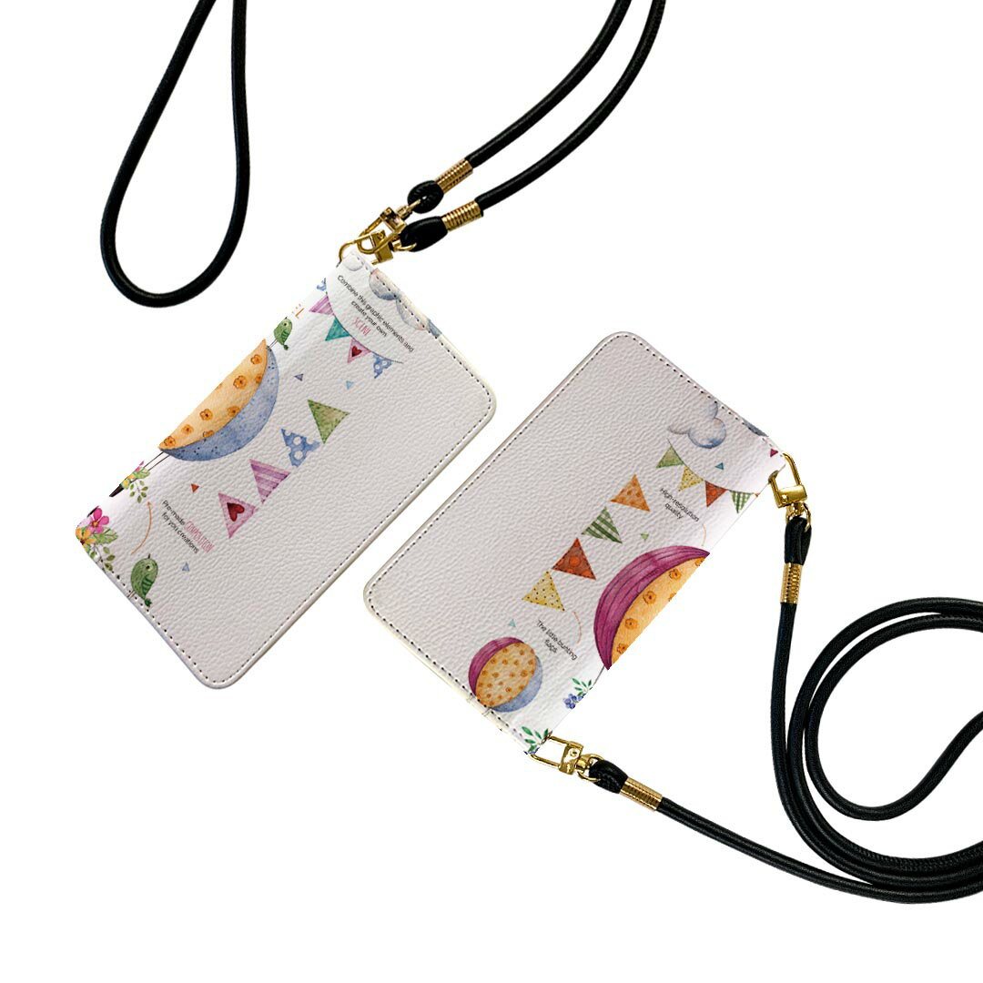 SHV44 AQUOS R3 アクオス アールスリー ストラップ付き ケース ショルダー スマホ 落下防止 手帳型 マグネット式 ピタッと閉まる スマホカバー 肩掛け 斜めかけ 015528 パステル　とり　カラフル　花　旗(2.0)