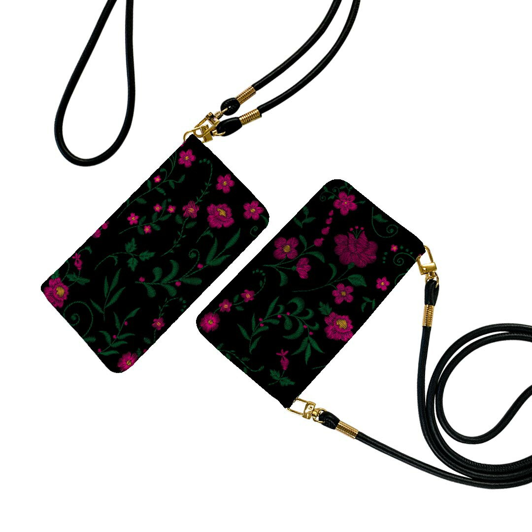 Galaxy A53 5G SC-53C / SCG15 共通対応 用 ケース カバー 手帳 sc53c ストラップ付き ケース ショルダー スマホ 落下防止 手帳型 マグネット式 ピタッと閉まる スマホカバー 肩掛け 斜めかけ 015886 花　ピンク　flower(2)