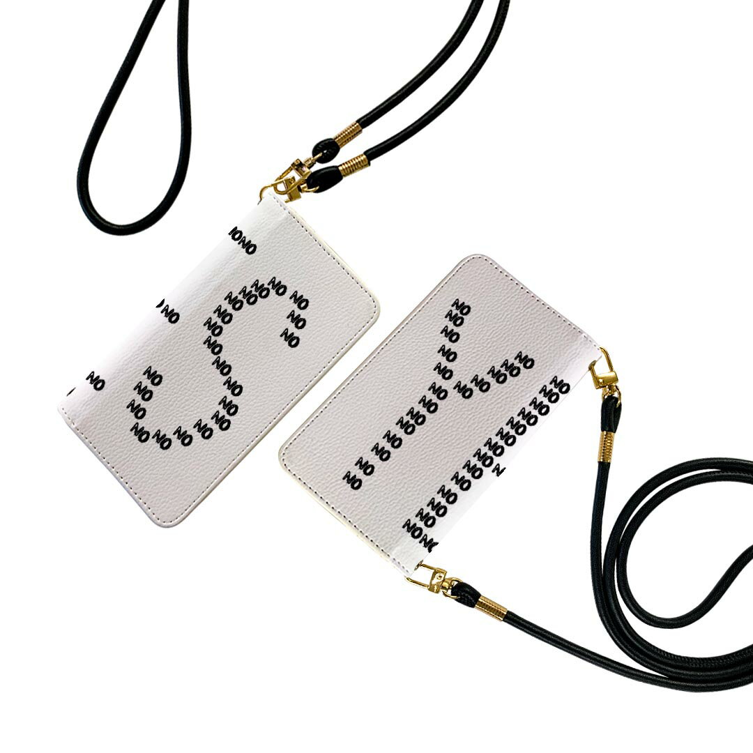 AQUOS R6 SH-51B アクオス ストラップ付き sh51b ケース ショルダー スマホ 落下防止 手帳型 マグネット式 ピタッと閉まる スマホカバー 肩掛け 斜めかけ 016068 YES　文字　おしゃれ