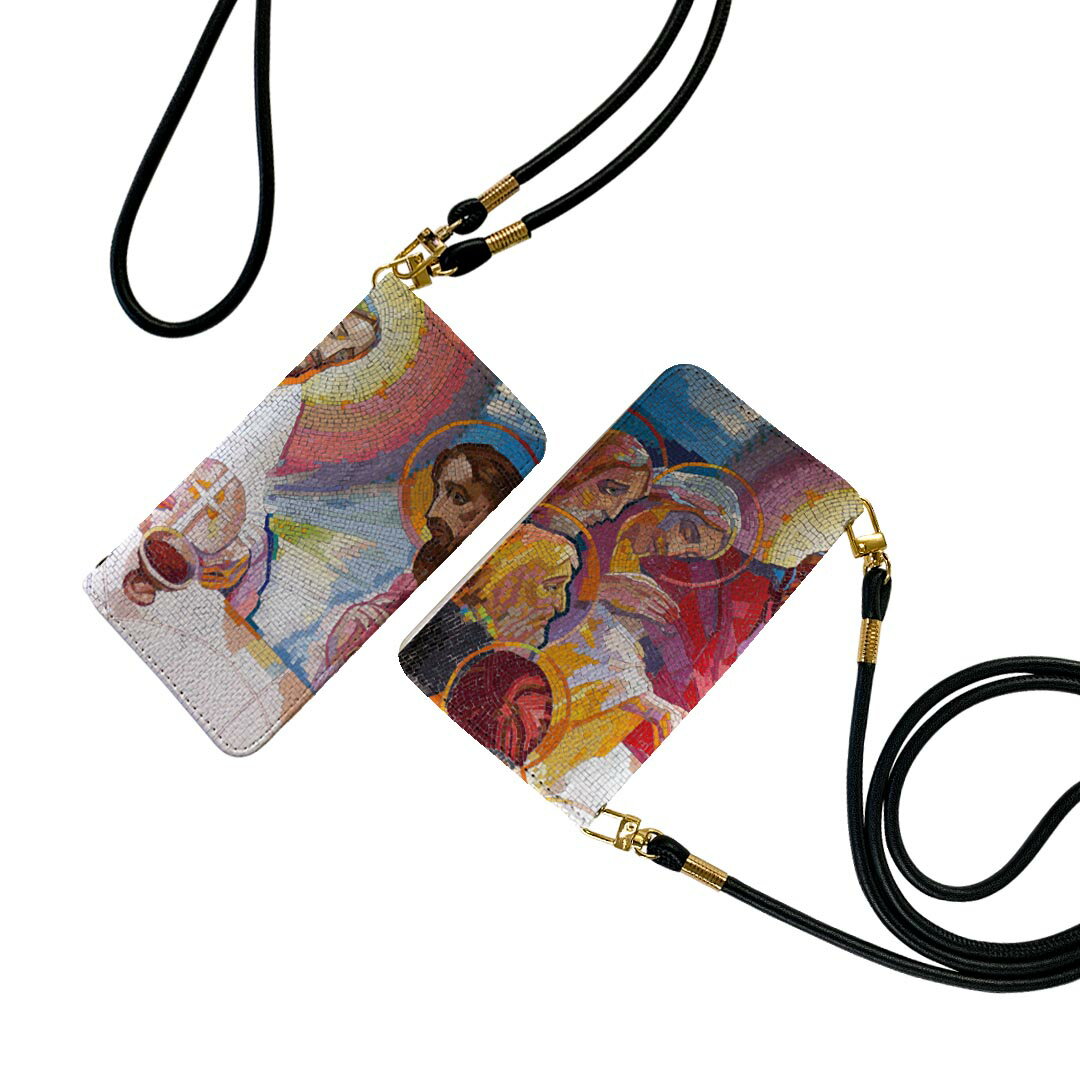 AQUOS wish3 SH-53D A302SH SH-M25 用 手帳型ケース ストラップ付き ショルダー スマホ 落下防止 手帳型 マグネット式 ピタッと閉まる スマホカバー 肩掛け 斜めかけ 016389 絵画