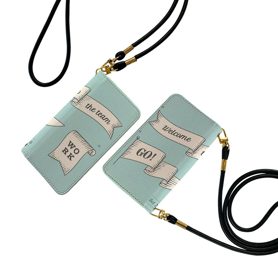 Xperia 1 IV SO-51C / SOG06 / A201SO 共通対応 エクスペリア ストラップ付き so51c ケース ショルダー スマホ 落下防止 手帳型 マグネット式 ピタッと閉まる スマホカバー 肩掛け 斜めかけ 016432 旗　英語