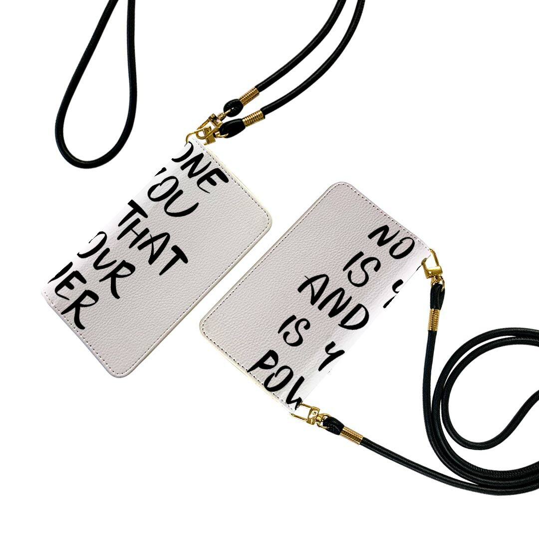 Xperia 1 III SO-51B エクスペリア so51b SOG03 共通対応 ストラップ付き ケース ショルダー スマホ 落下防止 手帳型 マグネット式 ピタッと閉まる スマホカバー 肩掛け 斜めかけ 016477 英語　モノクロ　英文