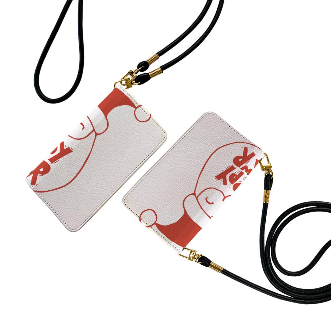 Google Pixel5 ストラップ付き pixel 5 ケース ショルダー スマホ 落下防止 手帳型 マグネット式 ピタッと閉まる スマホカバー 肩掛け 斜めかけ 017673 クリスマス サンタ 赤 クリスマス