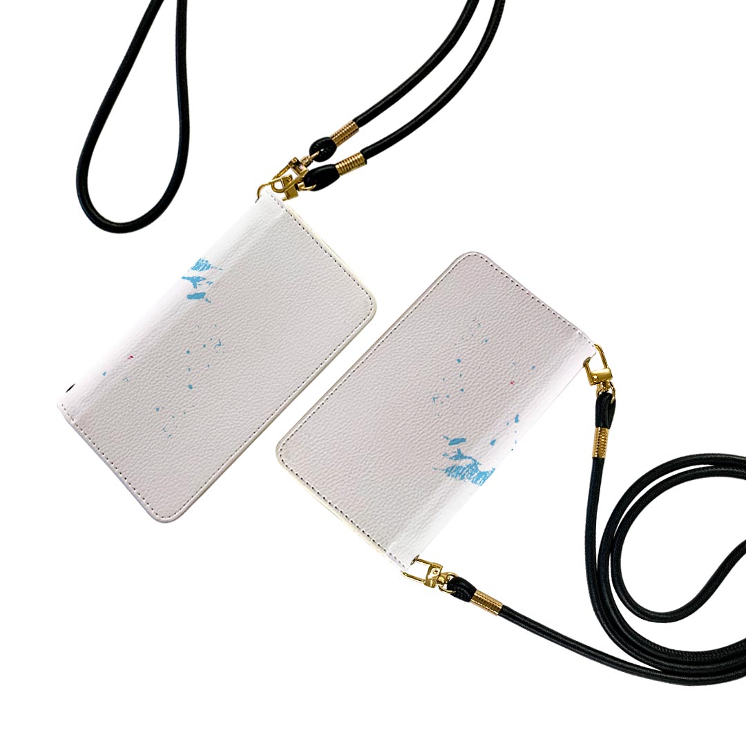 SCG01 Galaxy S20 5G ギャラクシー ストラップ付き scg01 au ケース ショルダー スマホ 落下防止 手帳型 マグネット式 ピタッと閉まる スマホカバー 肩掛け 斜めかけ 018826 国旗 fiji フィジー(2.0)