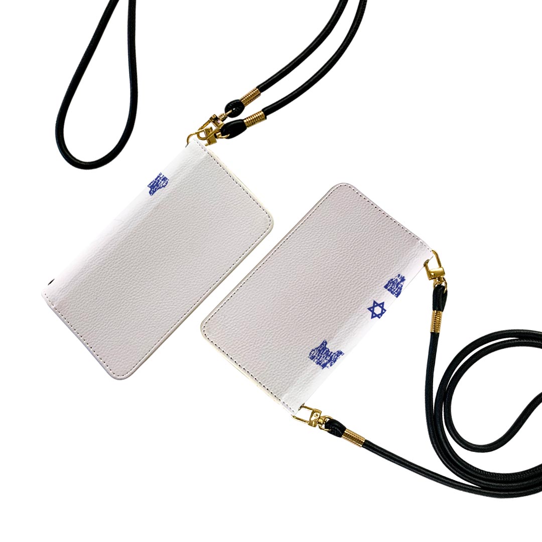 Galaxy A25 用 SC-53F / SCG33 共通対応 手帳型ケース ストラップ付き ショルダー スマホ 落下防止 手帳型 マグネット式 ピタッと閉まる スマホカバー 肩掛け 斜めかけ 018856 israel イスラエル