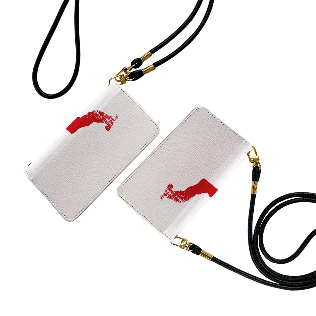 iPhone11 6.1インチ ストラップ付き iphone11 ケース ショルダー スマホ 落下防止 手帳型 マグネット式 ピタッと閉まる スマホカバー 肩掛け 斜めかけ 018889 国旗 monaco モナコ