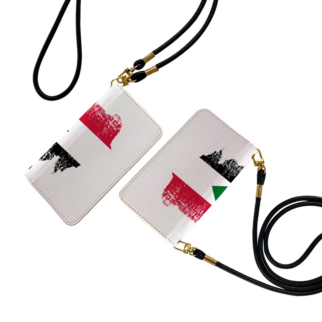 AQUOS wish3 SH-53D A302SH SH-M25 用 手帳型ケース ストラップ付き ショルダー スマホ 落下防止 手帳型 マグネット式 ピタッと閉まる スマホカバー 肩掛け 斜めかけ 018955 sudan スーダン