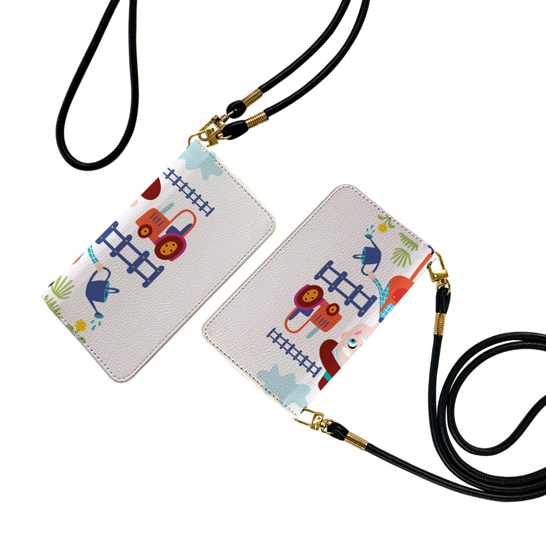 Galaxy A52 5G SC-53B エクスペリア sc53b ストラップ付き ケース ショルダー スマホ 落下防止 手帳型 マグネット式 ピタッと閉まる スマホカバー 肩掛け 斜めかけ 019097 イラスト アニマル キッズ