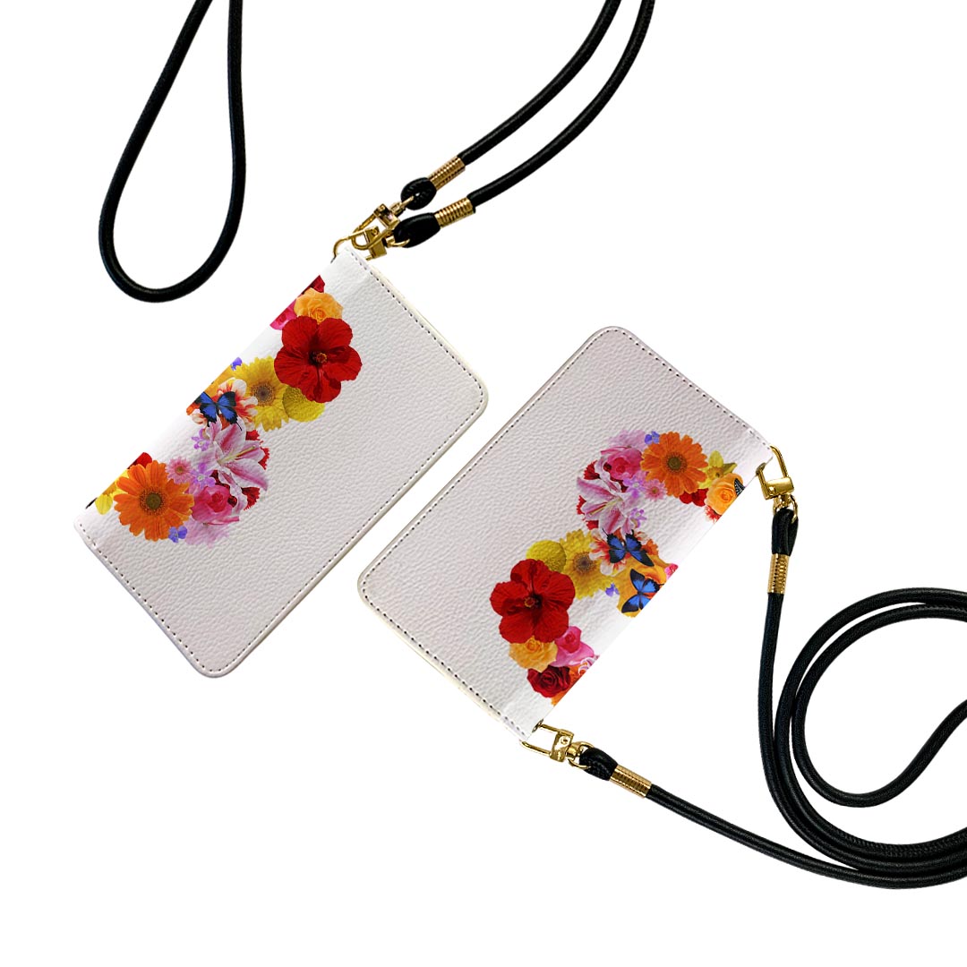 Xperia 5 II SOG02 au Xperia5 IIストラップ付き ケース ショルダー スマホ 落下防止 手帳型 マグネット式 ピタッと閉まる スマホカバー 肩掛け 斜めかけ 019304 フォント 文字 8