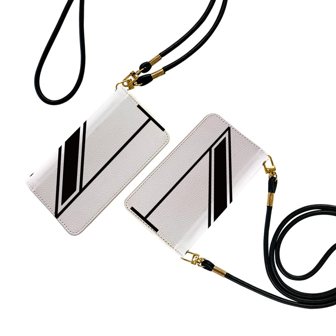 Disney Mobile on docomo DM-01K ストラップ付き dm01k ケース ショルダー スマホ 落下防止 手帳型 マグネット式 ピタッと閉まる スマホカバー 肩掛け 斜めかけ 019355 フォント 文字 n アルファベット