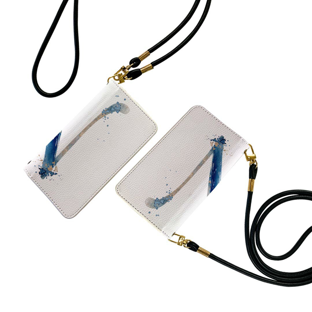 SO-03H Xperia Z5 premium エクスペリア プレミアム ストラップ付き so03h ケース ショルダー スマホ 落下防止 手帳型 マグネット式 ピタッと閉まる スマホカバー 肩掛け 斜めかけ 019629 フォント 文字 n アルファベット