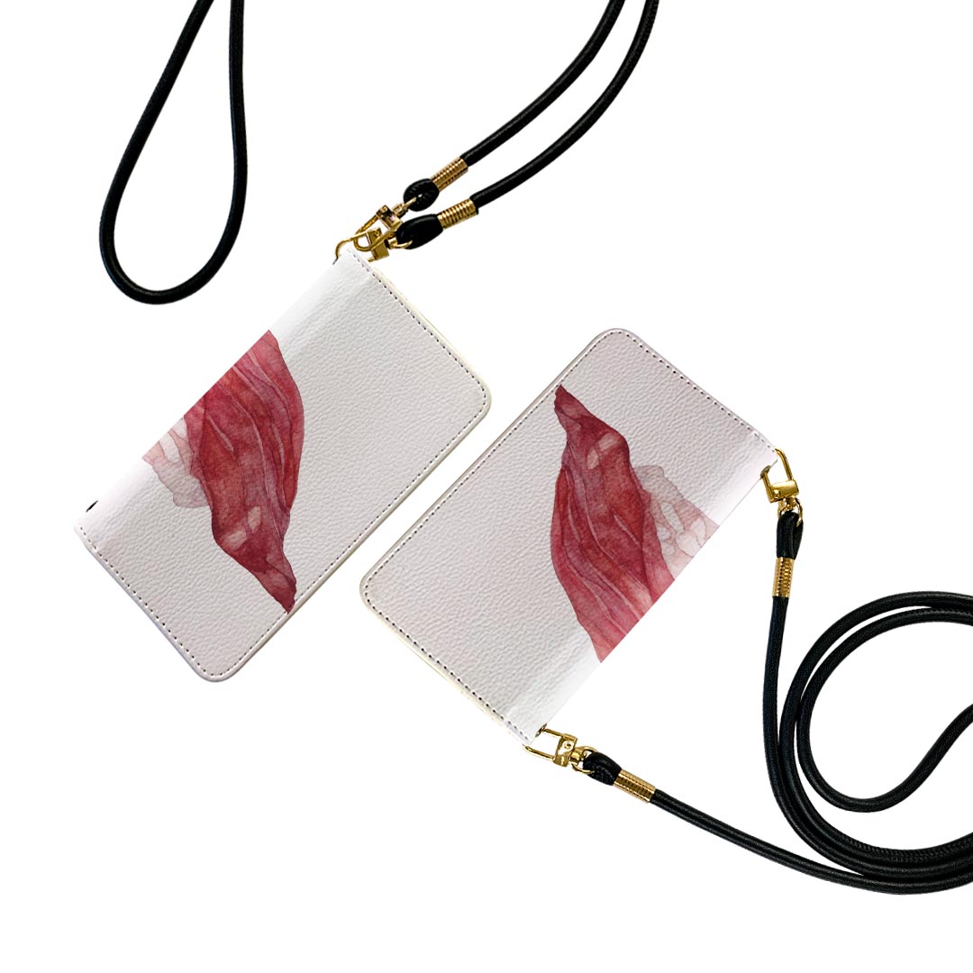 iPhone XR iPhone 10r 専用ケース 各キャリア共通対応 ストラップ付き ケース ショルダー スマホ 落下防止 手帳型 マグネット式 ピタッと閉まる スマホカバー 肩掛け 斜めかけ 019872 寿司 お寿司 Sushi ご飯