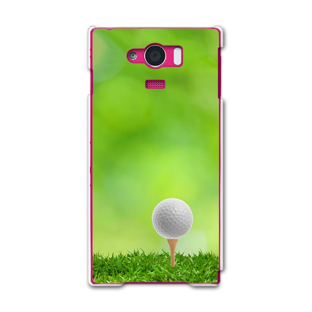 SHV31 AQUOS SERIE mini アクオスセリエミニ shv31 au エーユー スマホ カバー スマホケース スマホカバー PC ハードケース ゴルフ　ショット　芝生 スポーツ 000218