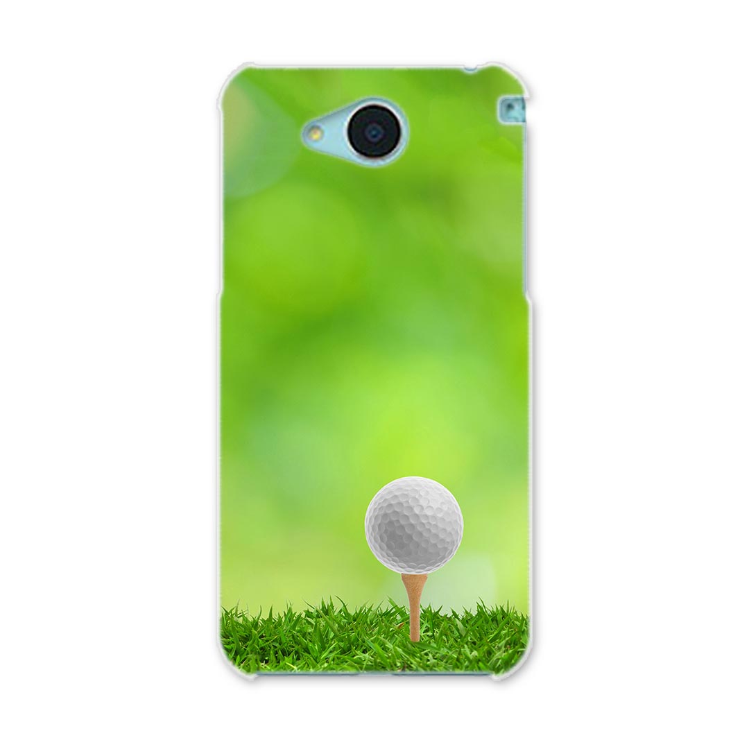 SHV35 AQUOS U アクオス ユー shv35 au エーユー カバー スマホケース スマホカバー PC ハードケース ゴルフ　ショット　芝生 スポーツ 000218