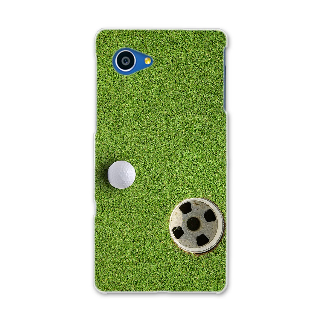 SHV38 AQUOS SERIE mini セリエ ミニ shv38 au エーユー スマホ カバー スマホケース スマホカバー PC ハードケース ゴルフ　ショット　芝生 スポーツ 000206