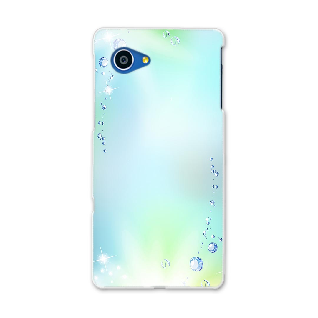 SHV38 AQUOS SERIE mini セリエ ミニ shv38 au エーユー スマホ カバー スマホケース スマホカバー PC ハードケース 水滴 キラキラ クール 001759