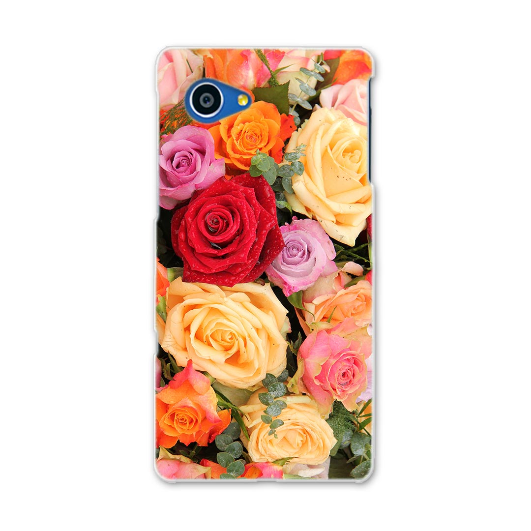 SHV38 AQUOS SERIE mini セリエ ミニ shv38 au エーユー スマホ カバー スマホケース スマホカバー PC ハードケース 花 フラワー 写真 赤 フラワー 写真 風景 005355
