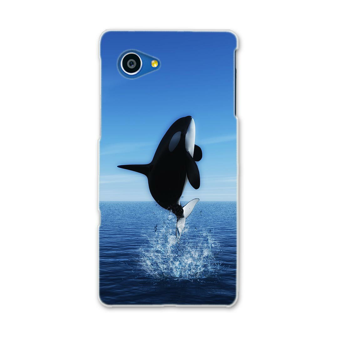 SHV38 AQUOS SERIE mini セリエ ミニ shv38 au エーユー スマホ カバー スマホケース スマホカバー PC ハードケース シャチ 生き物 海 010806