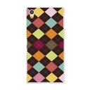 スマホ カバー あり ケース スマホケース スマホカバー TPU ソフトケース docomo au softbank 000534 アーガイル カラフル