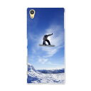 スマホ カバー あり ケース スマホケース スマホカバー TPU ソフトケース docomo au softbank 001174 スノーボード 雪 スポーツ