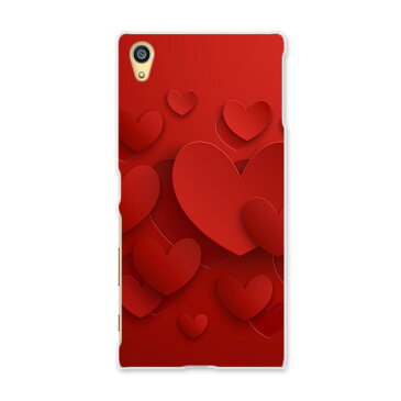 SO-01H Xperia Z5 エクスペリアz5 Sony ソニー docomo ドコモ スマホ カバー ケース スマホケース スマホカバー TPU ソフトケース 005706 赤 レッド ハート