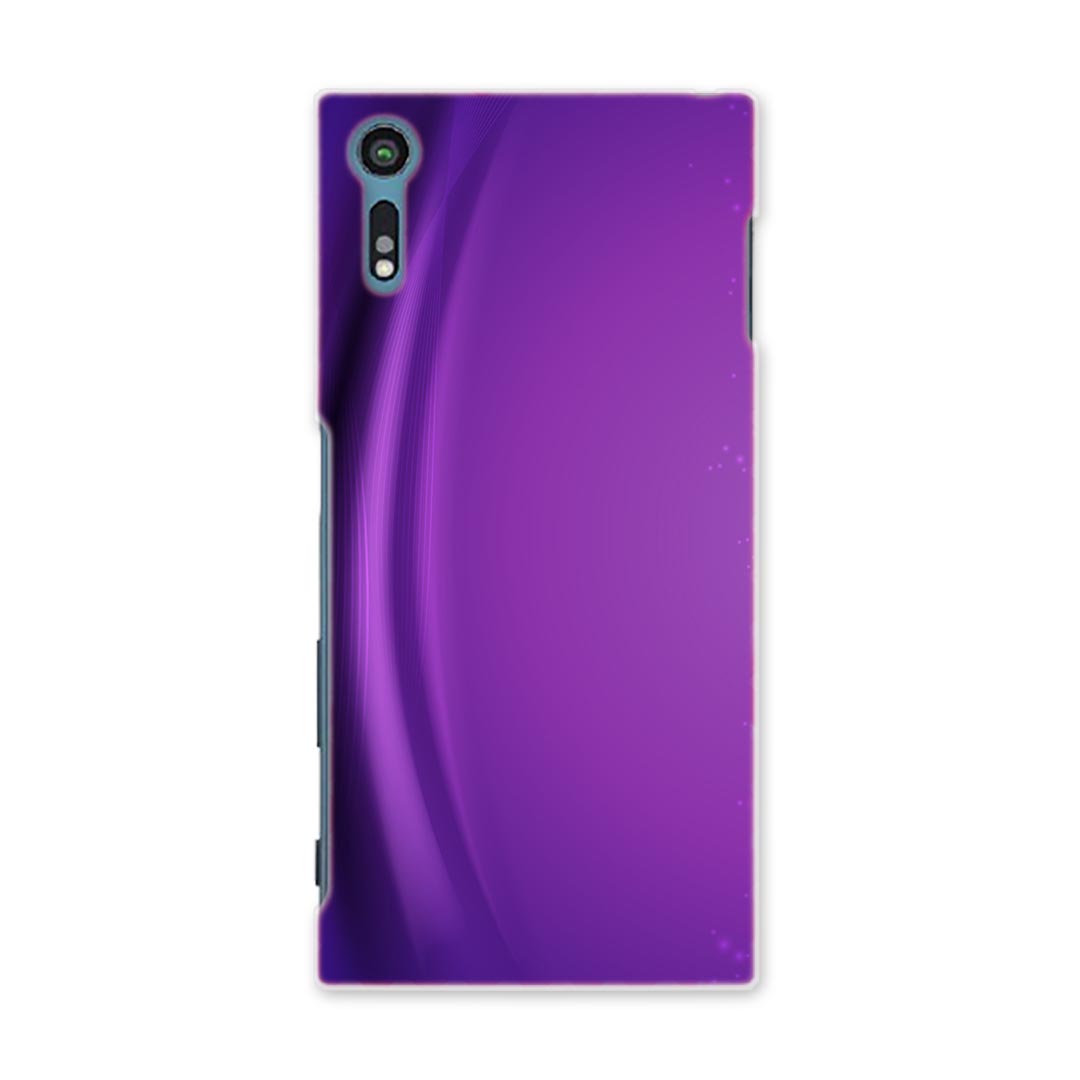 SO-01J Xperia XZ エクスペリア XZ so01j docomo ドコモ スマホ カバー スマホケース スマホカバー PC ハードケース シンプル 紫 ラグジュアリー 001988