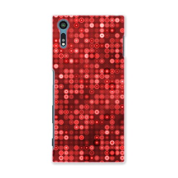 602SO Xperia XZs エクスペリア XZs softbank ソフトバンク スマホ カバー 全機種対応 あり スマホケース ハード pc ケース ハードケース 赤 シンプル チェック・ボーダー 002564
