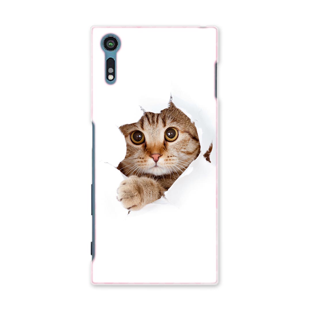 SO-01J Xperia XZ エクスペリア XZ so01j docomo ドコモ スマホ カバー スマホケース スマホカバー PC ハードケース 猫 動物 写真 アニマル 002783