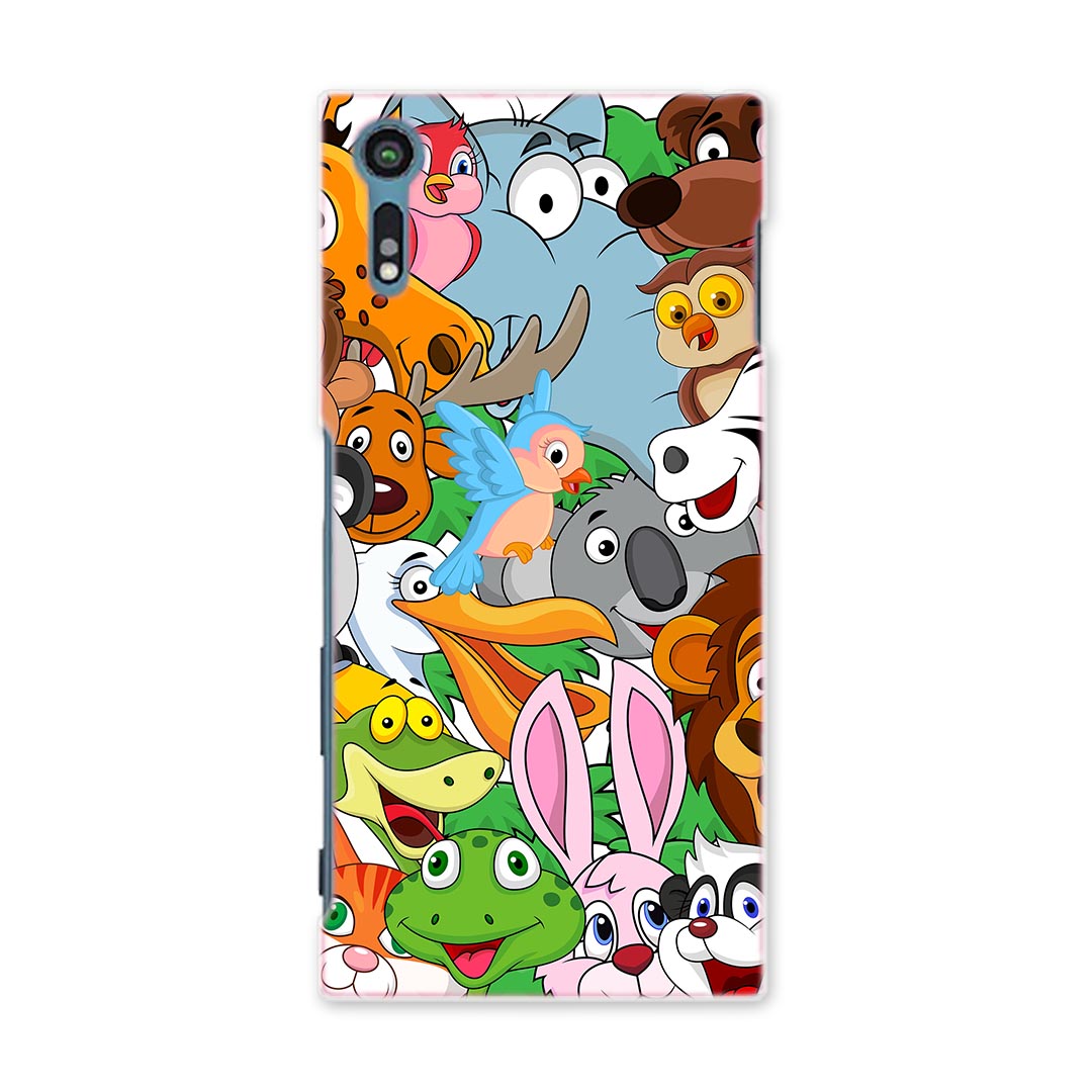 SO-01J Xperia XZ エクスペリア XZ so01j docomo ドコモ スマホ カバー スマホケース スマホカバー PC ハードケース 動物 キャラクター アニマル 004562