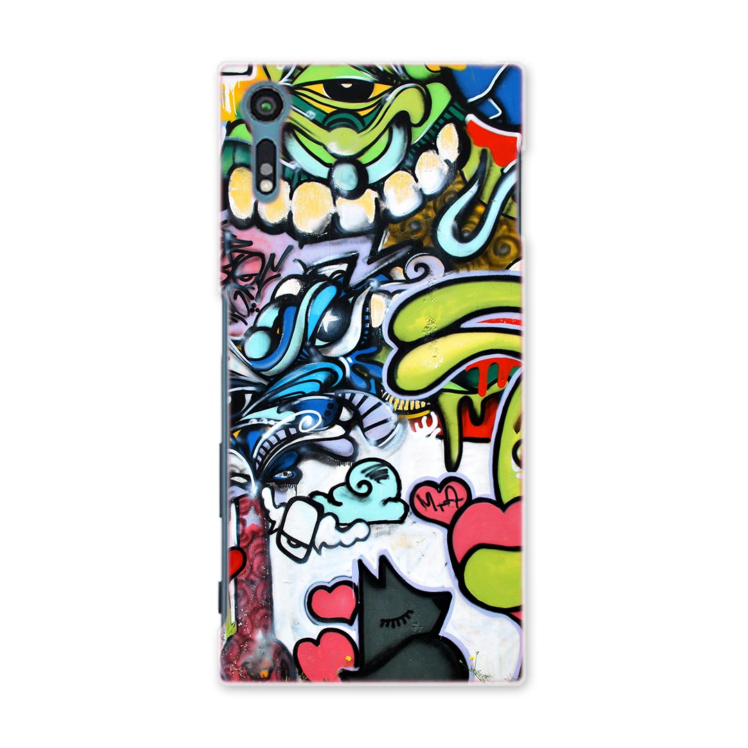 602SO Xperia XZs エクスペリア　XZs softbank ソフトバンク スマホ カバー スマホケース ハード pc ケース ハードケース イラスト　キャラクター　モンスター ユニーク 005009