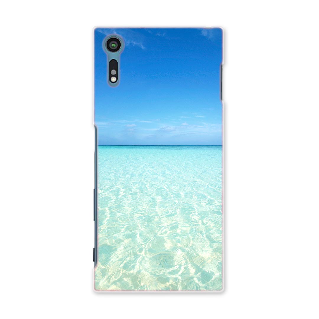 SOV35 Xperia XZs エクスペリア XZs au エーユー スマホ カバー ケース スマホケース スマホカバー TPU ソフトケース 写真 海 空 写真・風景 006724